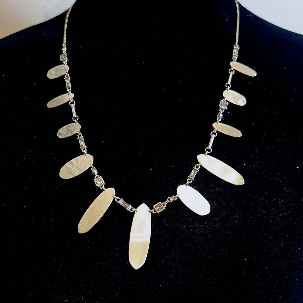 Kendra Scott‎ Airella Silver Choker Necklace In Lilac Mix $110 Dainty Classic